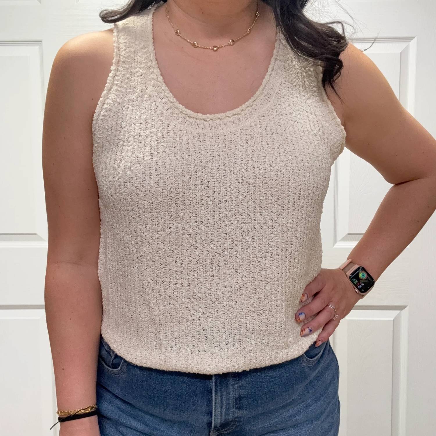 Jade By Jane - Solid Sweater Tank Top