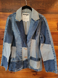 Wrangler - Patchwork Denim Blazer
