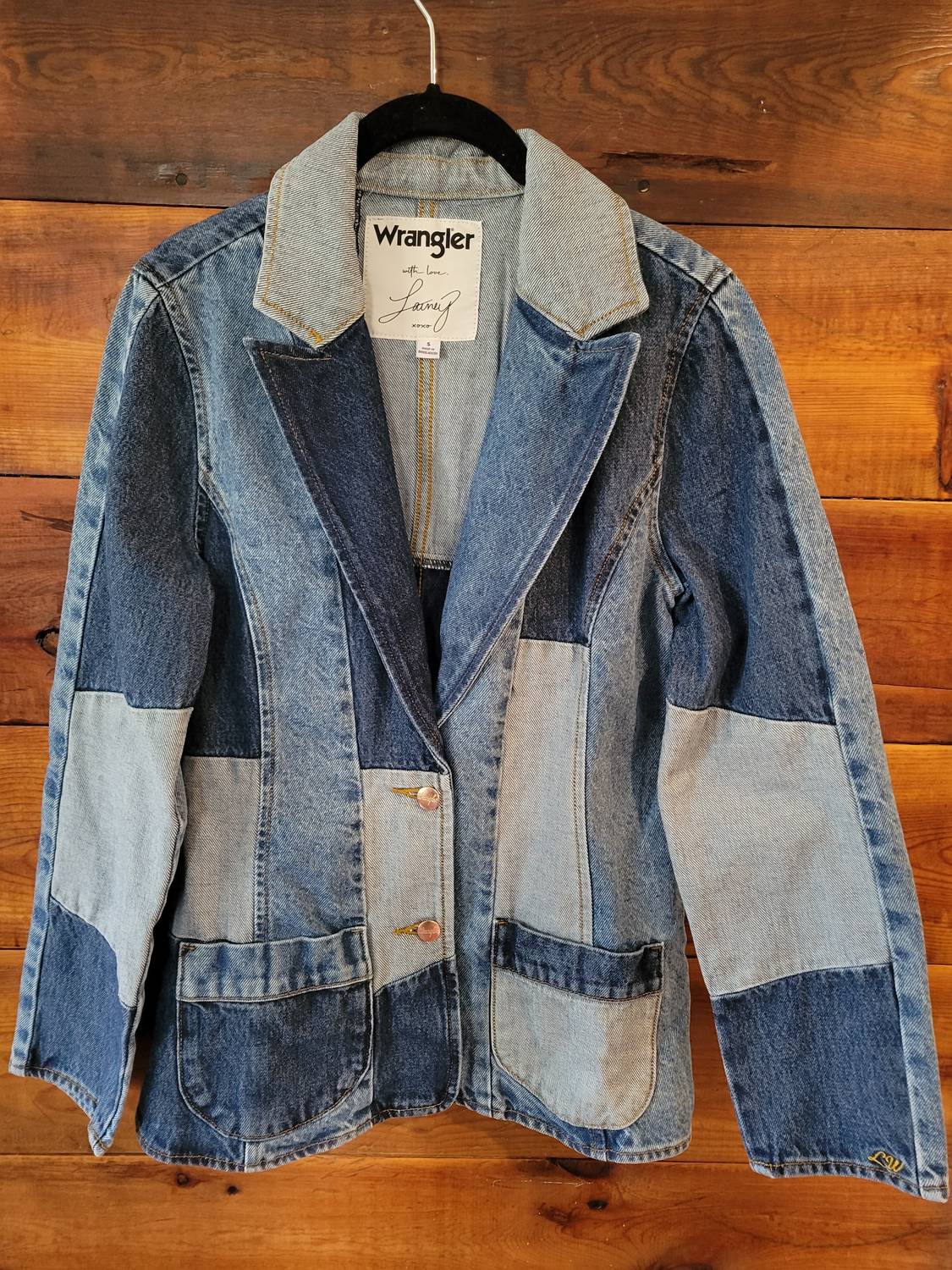 Wrangler - Patchwork Denim Blazer