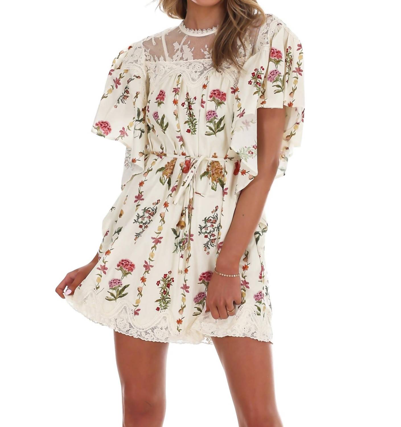 Entro - Women's Look At You Floral Mini Dress