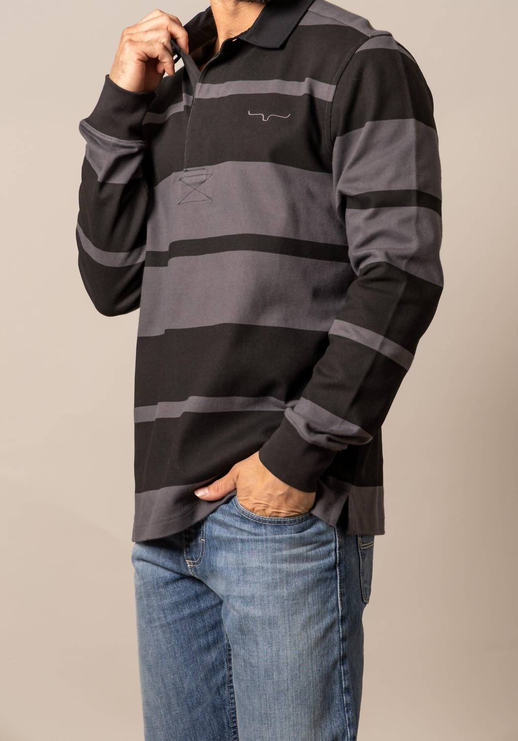 Kimes Ranch - Men's Bulldog Rugby Top