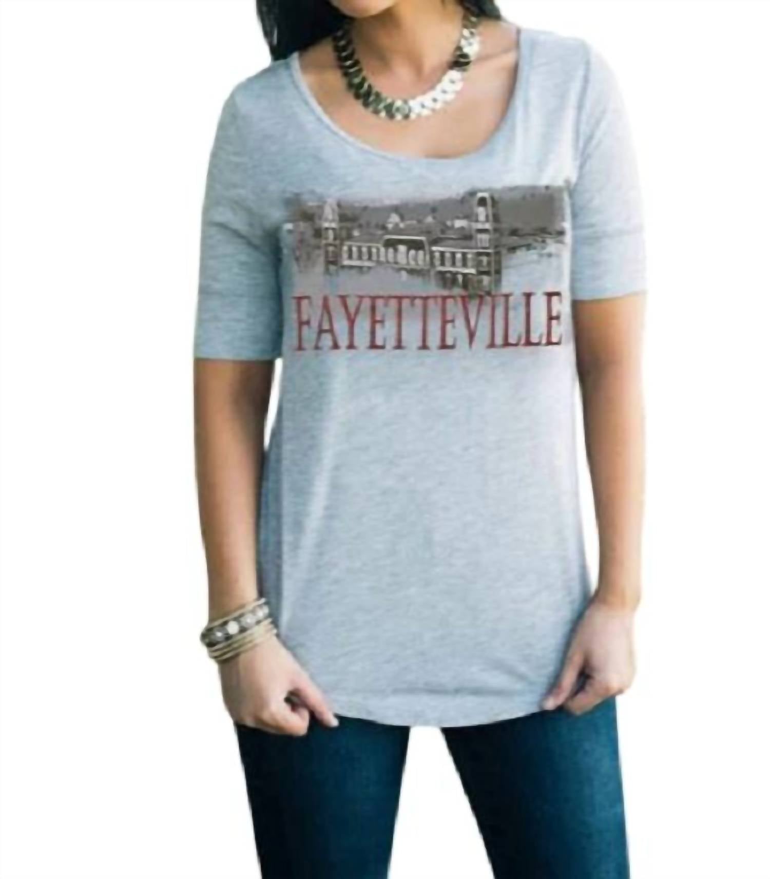 Gameday Couture - University of Arkansas Landmark Tee