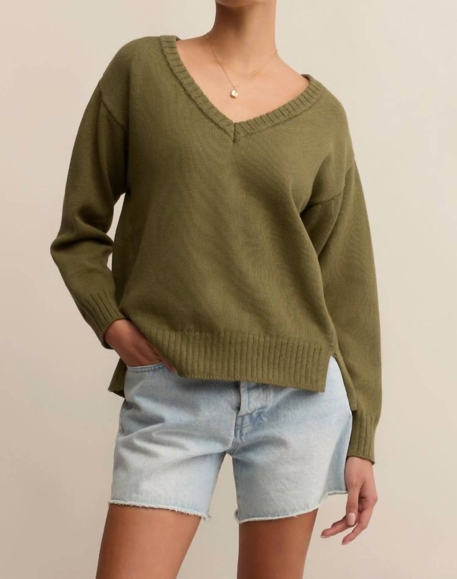 Z Supply - Alice All Around V-neck Sweater