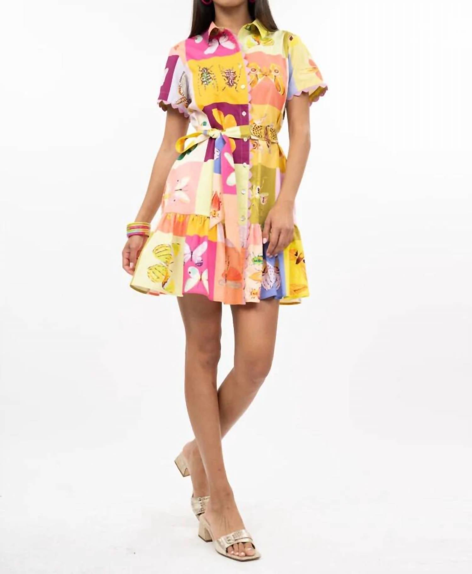 Uncle Frank - Square Dance Mini Dress