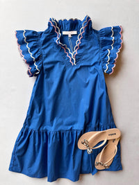 Meet Me In Santorini - Azure Oasis Dress