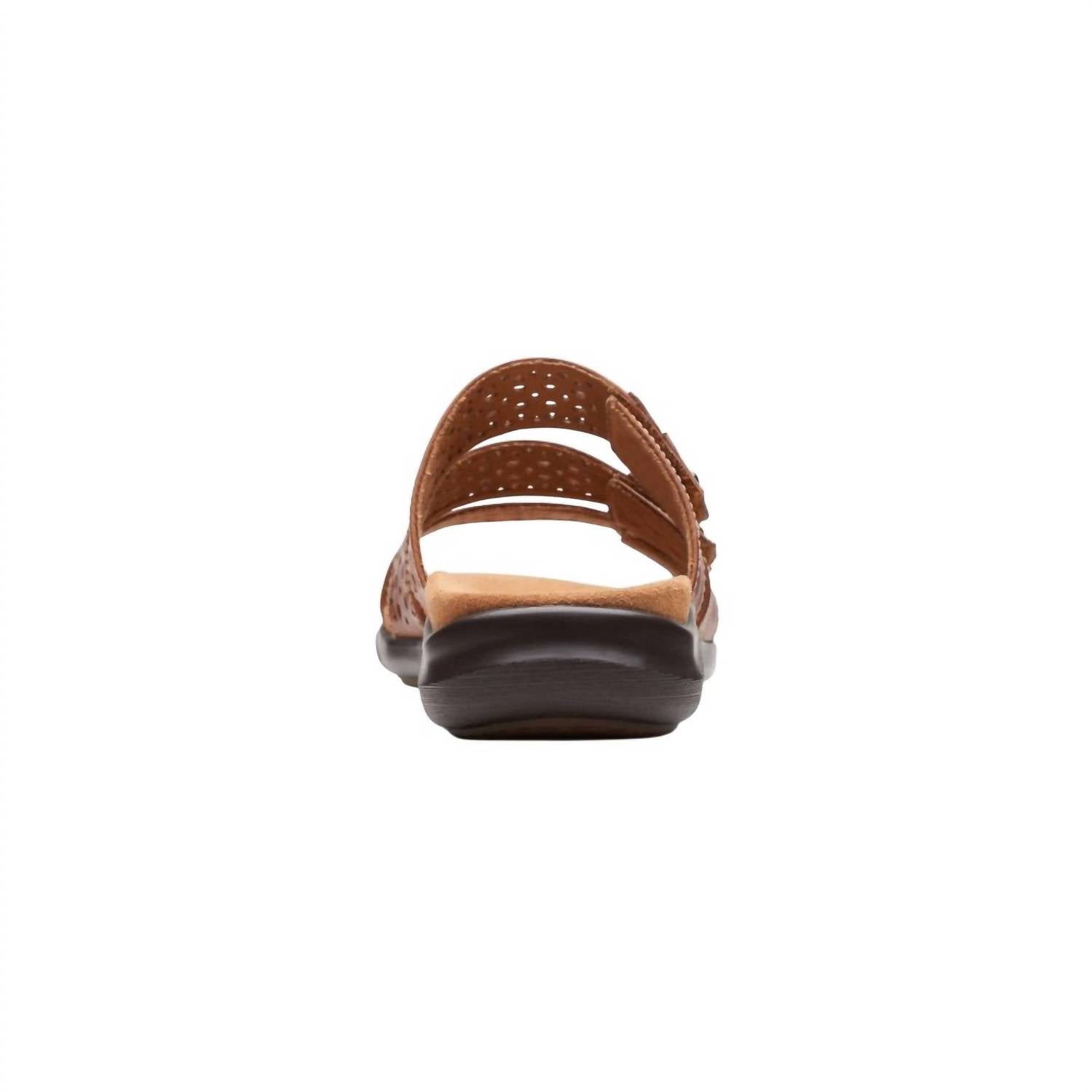 Clarks Women's Kitly Walk Sandals in tan - women's sandal - detail view