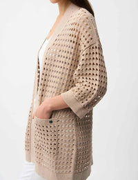 Joseph Ribkoff - Open Stitch Boxy Cardigan