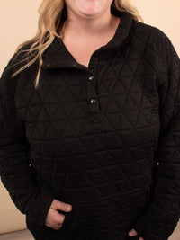 Michelle Mae - Structured Snap Button Pullover Jacket