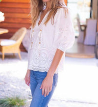 Bell By Alicia Bell - Katie Eyelet Top