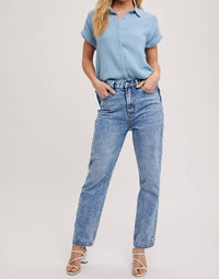 Bluivy - Button Up Cotton Shirt