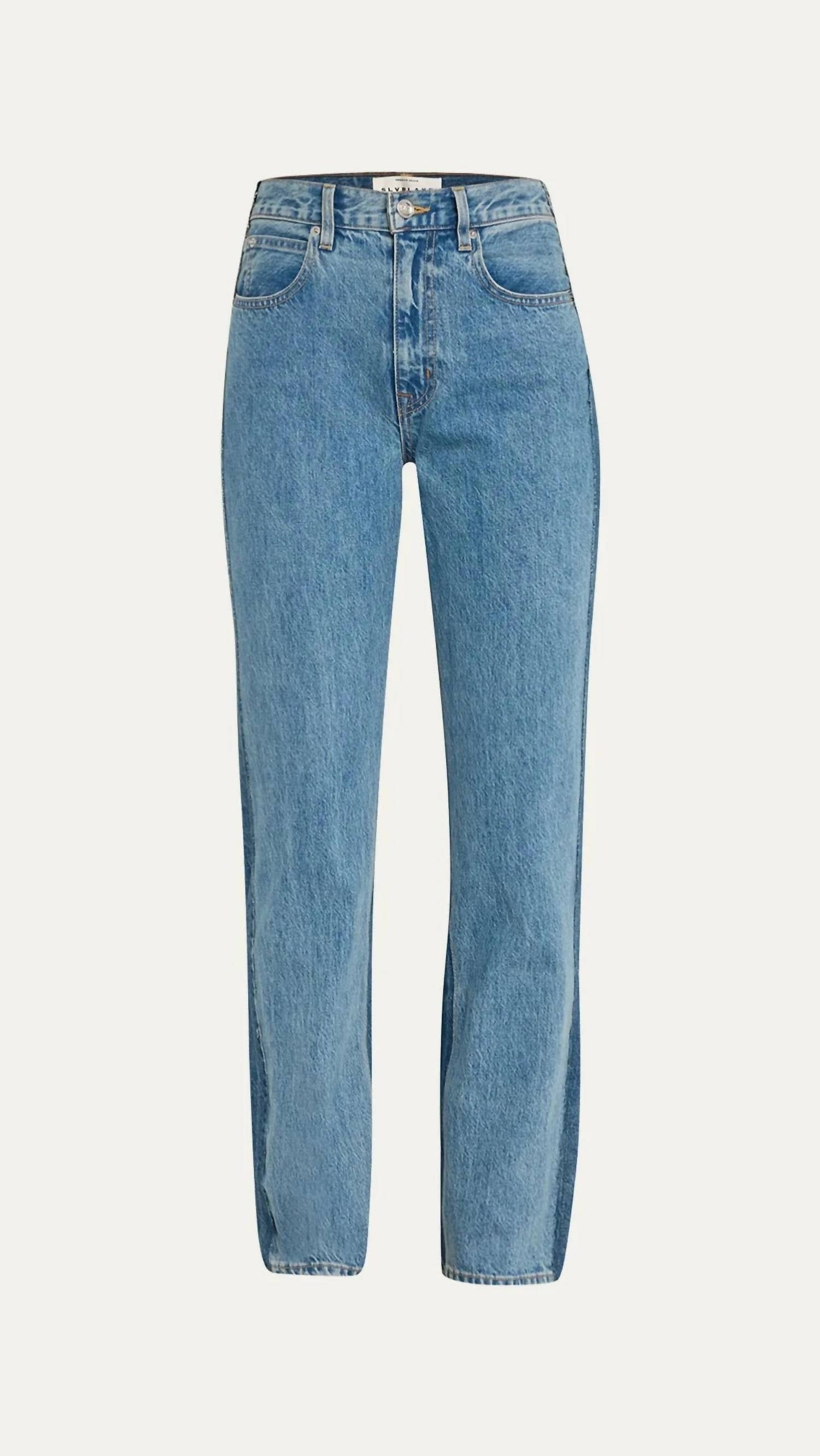 Slvrlake - High Waisted Reworked Panel London Jeans