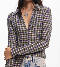 Desigual - Violeta Long Sleeve Button Down Shirt
