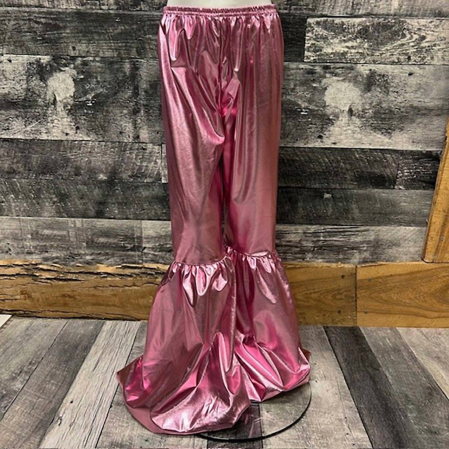 BRATTI MATI Girls Lainey Bell Bottom Pants in pink - kids' joggers