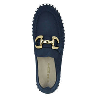 Ilse Jacobsen - Women's Suede Slip On Buckle Sneakers