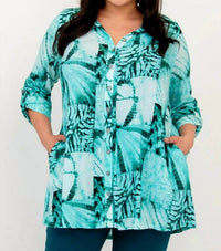 Blue Sky Clothing Co - Celine Bamboo Linen Tunic