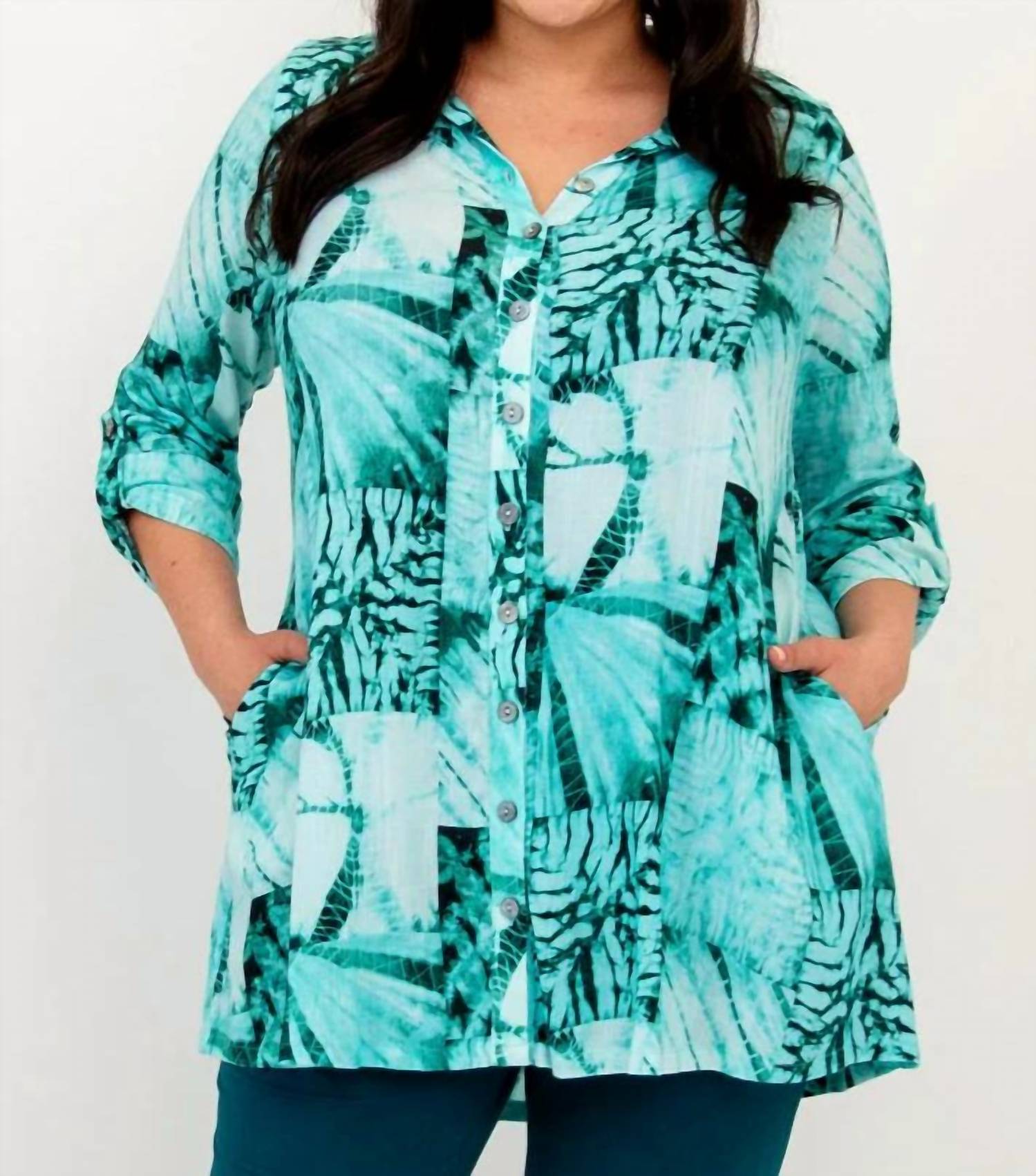 Blue Sky Clothing Co - Celine Bamboo Linen Tunic