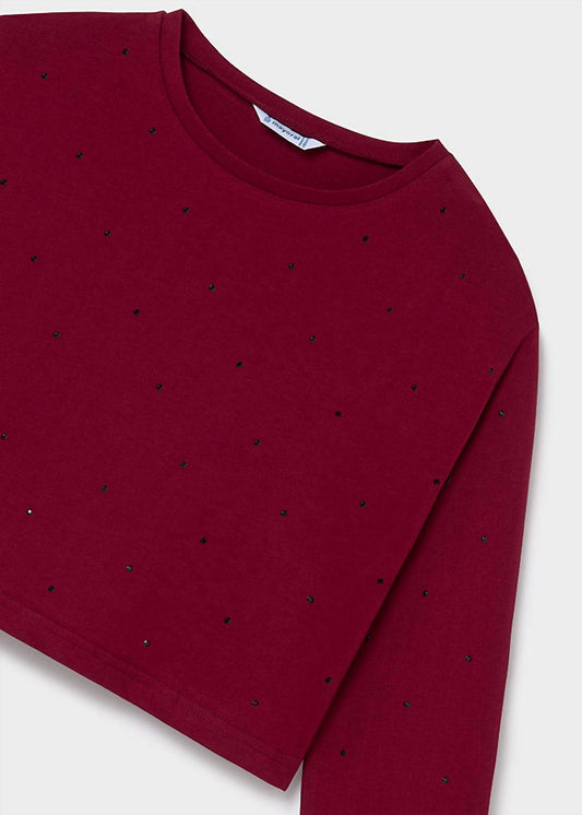 Mayoral - Girls' Cropped Long Sleeve Tee