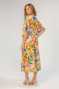 Lavender Brown - Adele Tie Front Top Shrug