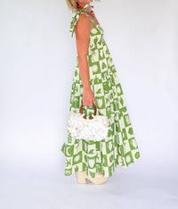 Karlie - Tie Shoulder Maxi Dress