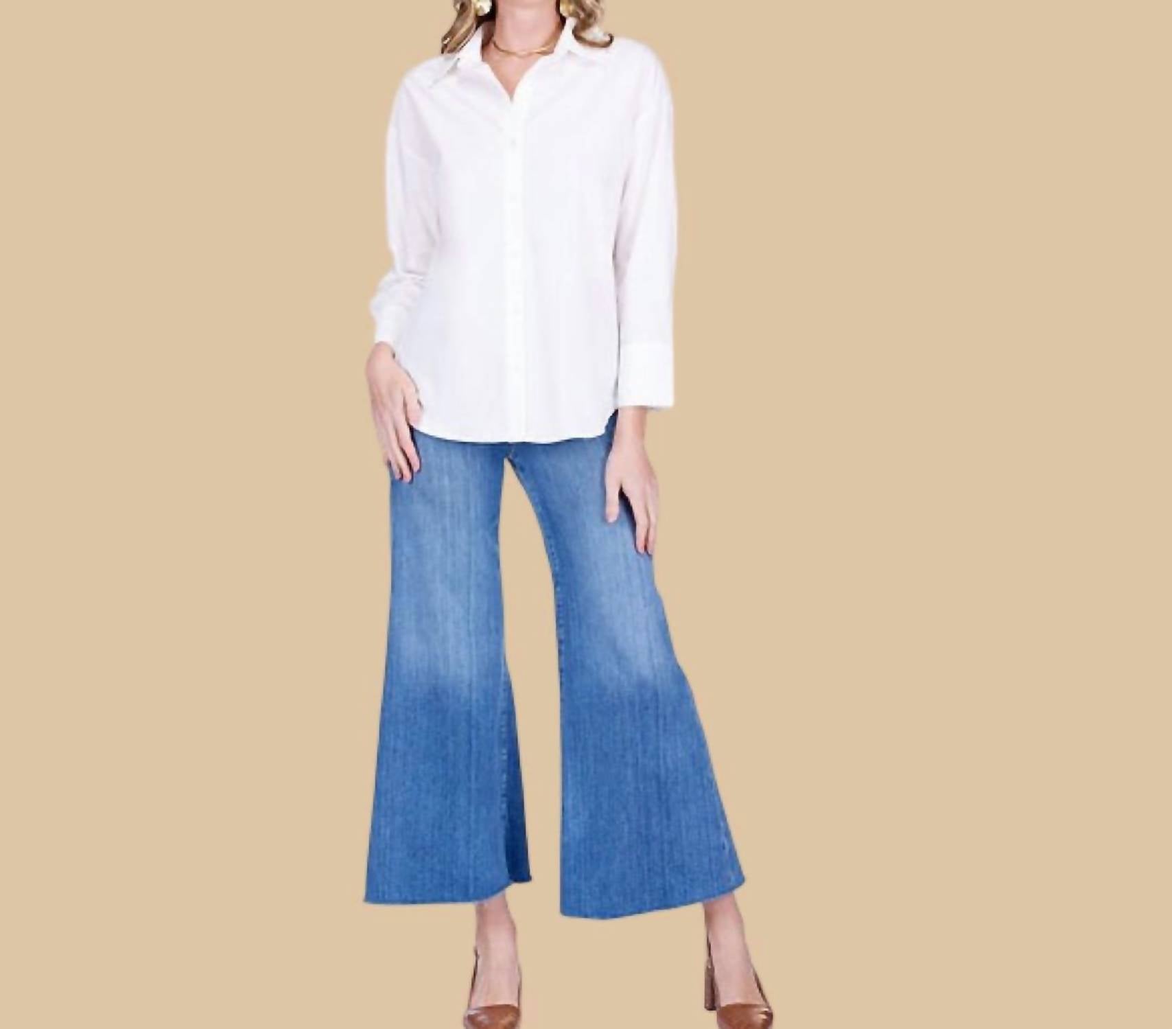 Jade - Split V-neck Collar Blouse