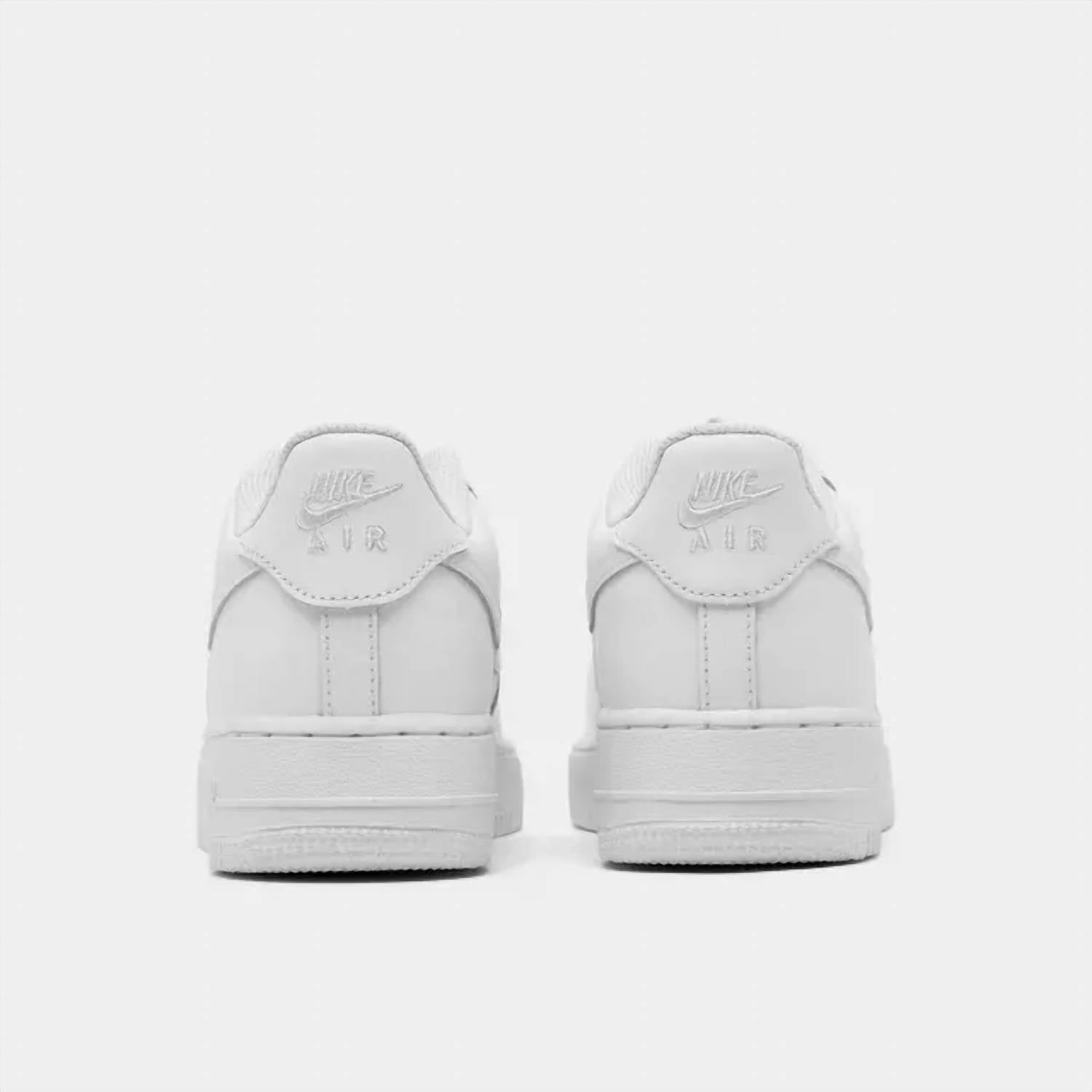 NIKE Big Kid's Air Force 1 Le Shoe in white white - kids' sneaker - alternate view