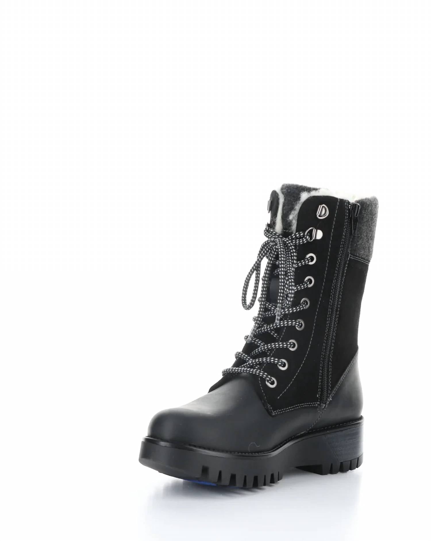 Bos. & Co. Women's Genus Waterproof Platform Boots in black - women's shoe