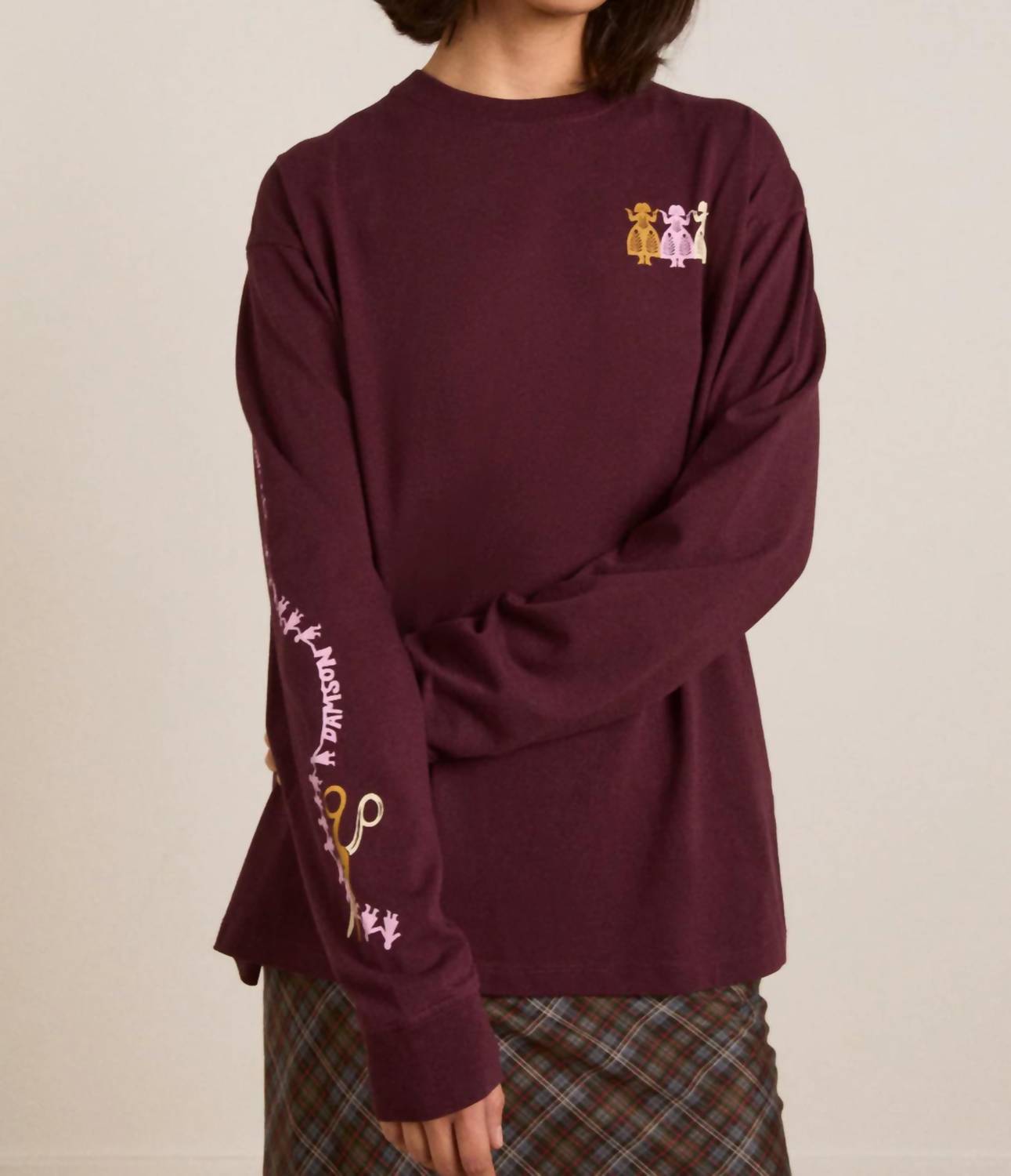 Damson Madder - Paper Cut Gals Tee