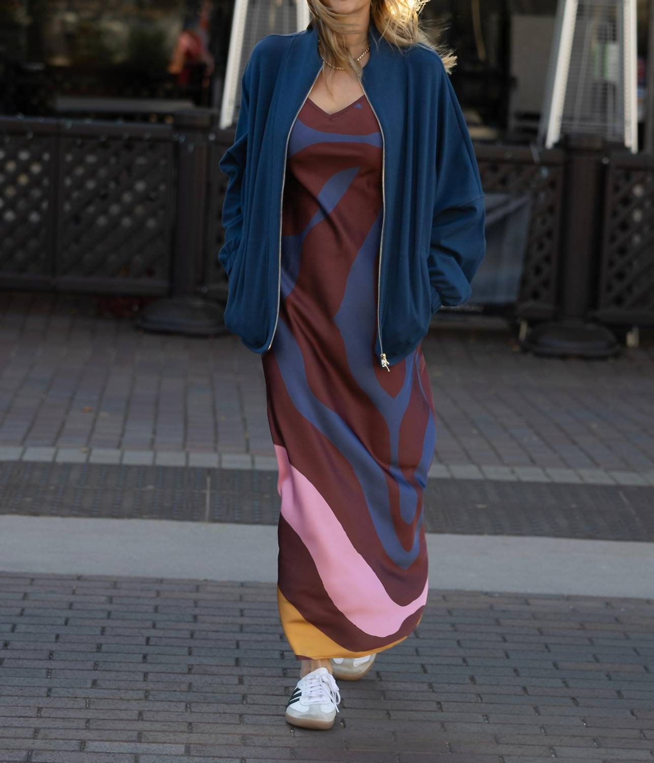 Care Tucker - Lennon Zipslip - Dress Canyon Wind
