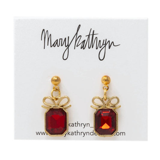 Mary Kathryn Designs - Women Ruby Red Dangles