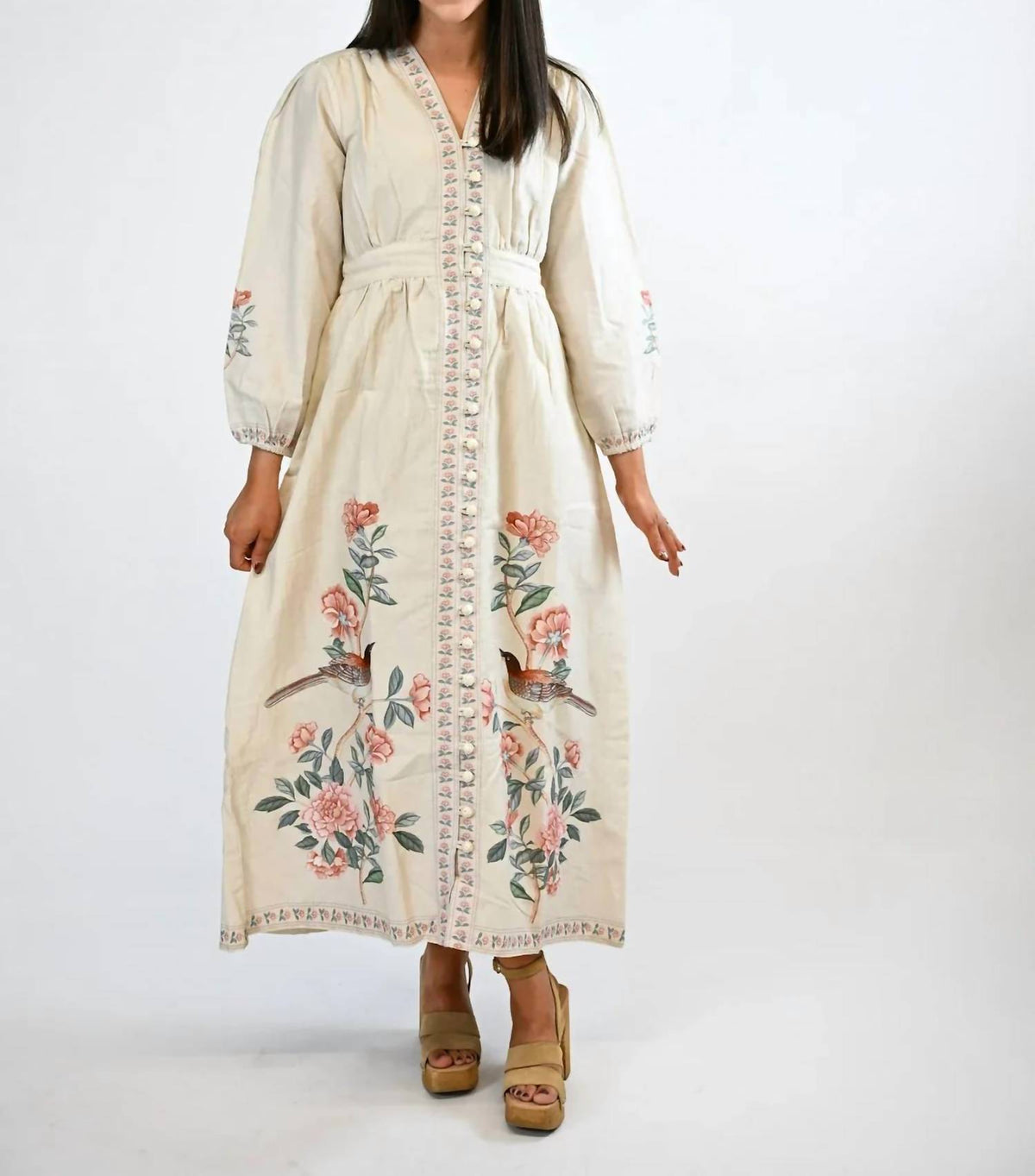 Victoria Dunn - Solene Midi Dress