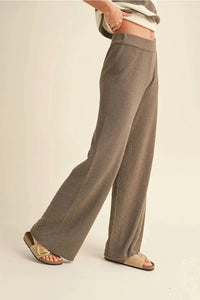 Miou Muse - Straight Leg Knitted Pants