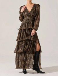 Astr - Anora Floral Tiered Maxi Dress