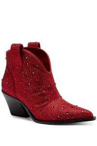 Jessica Simpson - Women's Zadie Rhinestone Western Booties