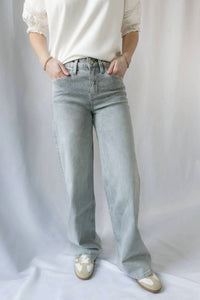 Flying Monkey - Montego Bay High Rise Wide Leg Jeans