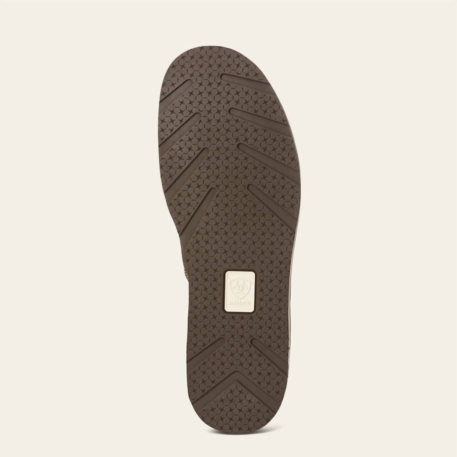 ARIAT Men's Leather Cruiser Slip On in brown - men's sneaker - alternate view