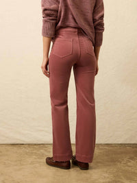 Faherty Stretch Terry Cord Patch Pocket Pant in sedona - women's pants - detail view