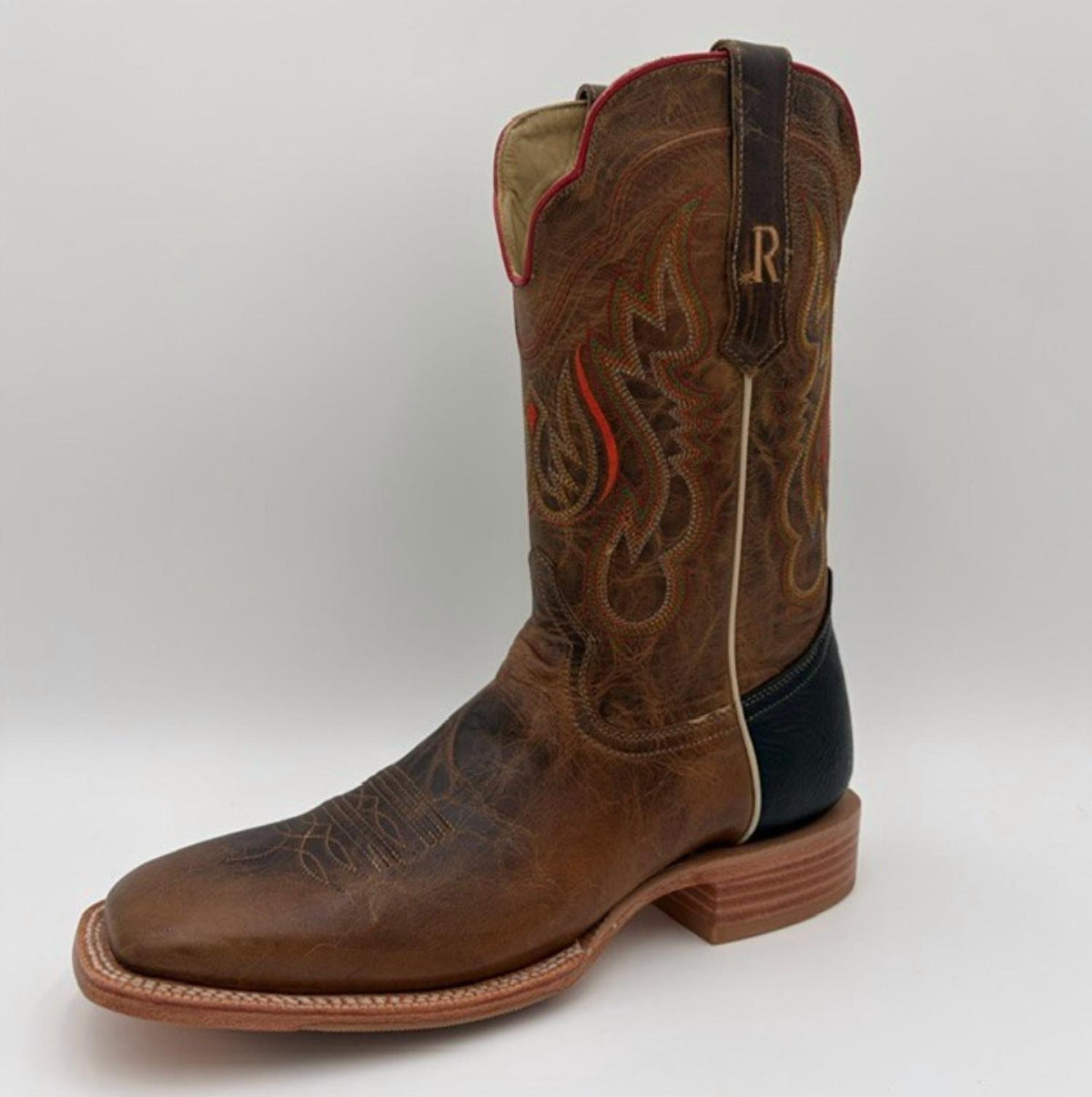 R Watson Boots - Men's Crazy Goat Skin Hybred Sole Cowboy Boots