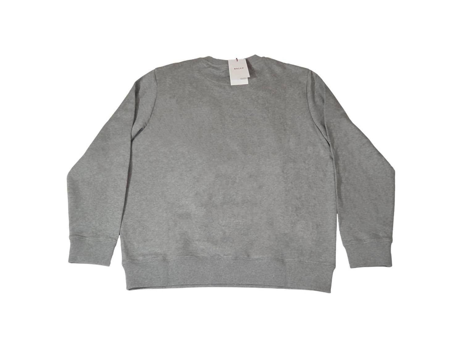 BALLY Men's Mountain Graphic Sweatshirt in grey - men's shirt - detail view