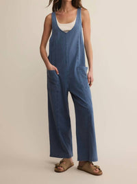 Z Supply - Brasilia Jersey Denim Jumpsuit
