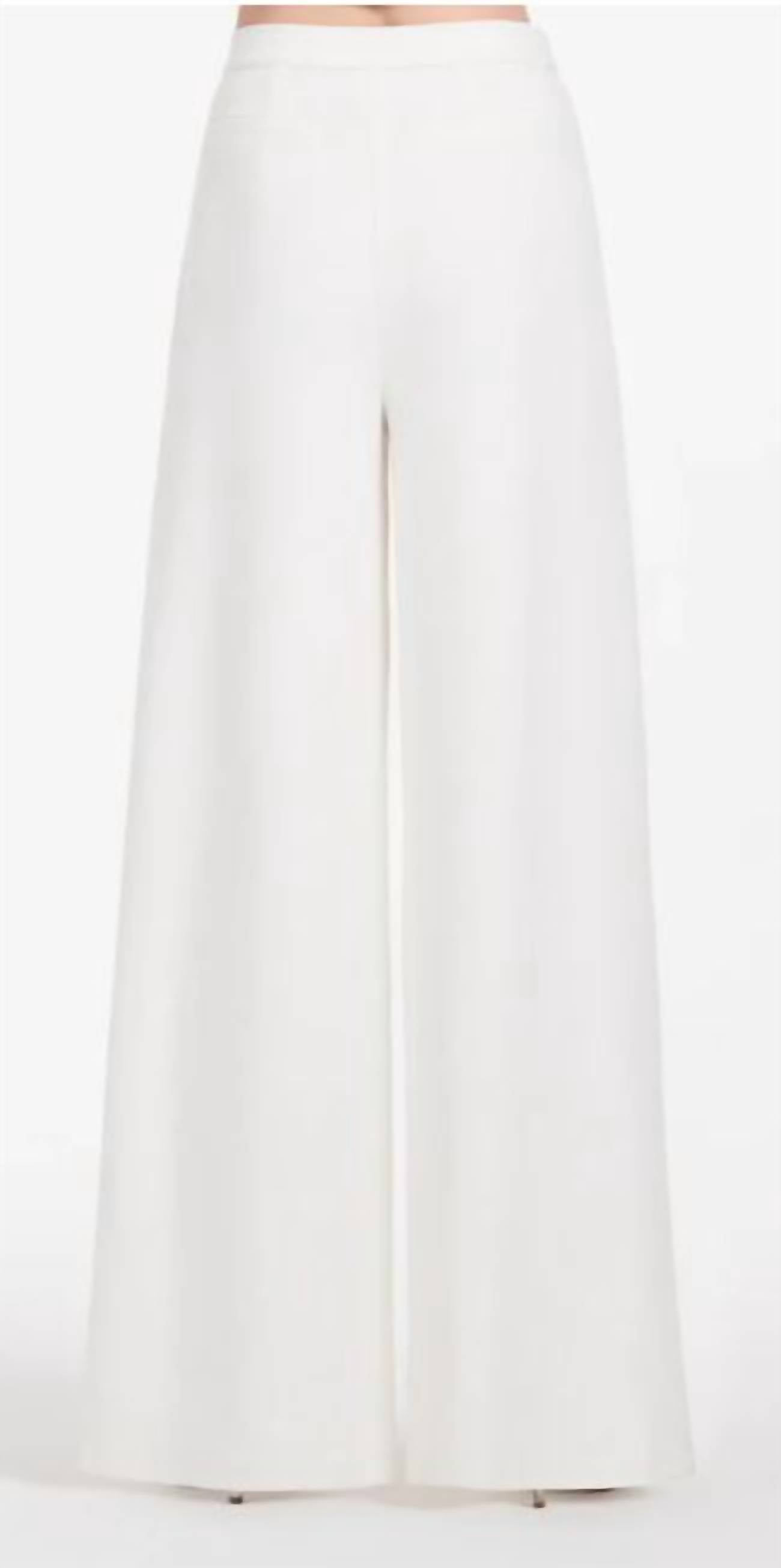 Emily Shalant - Stretch Crepe Wide Leg Pant