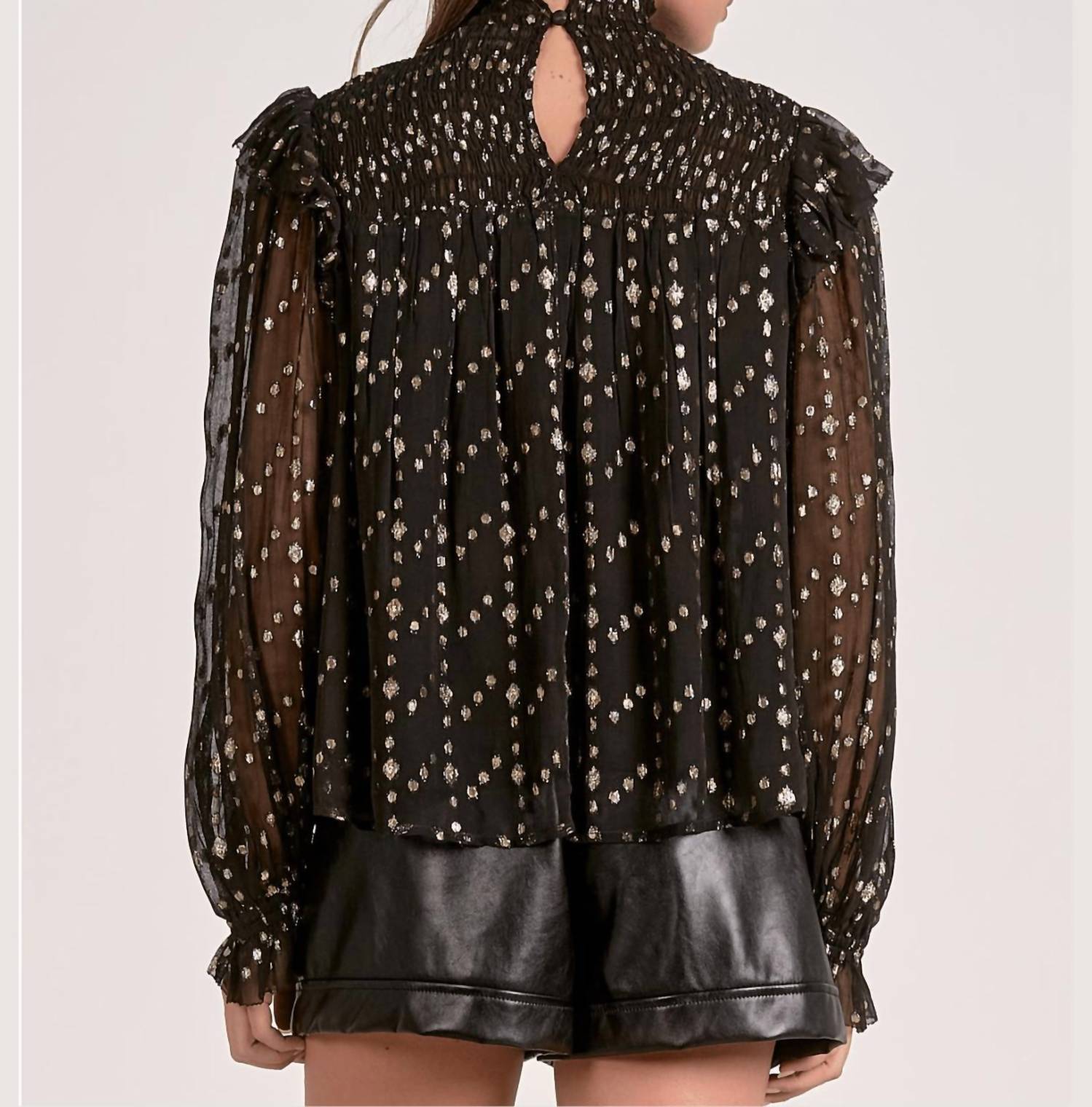 Elan - Geo Print Blouse