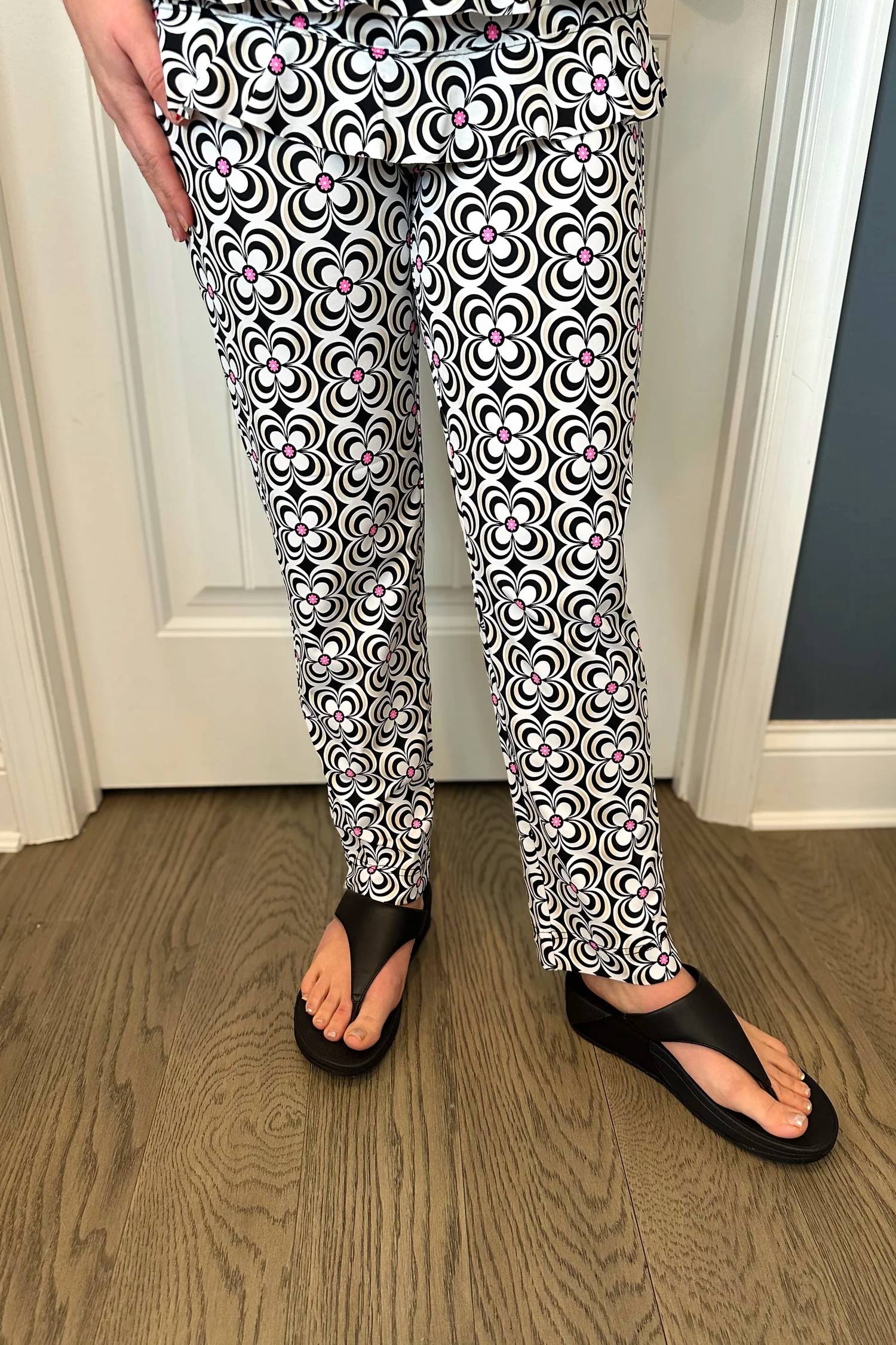 Lulu-B - Pull On Flower Pant