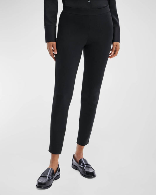 Theory - Adbelle Core Scuba High-waist Ankle Leggings