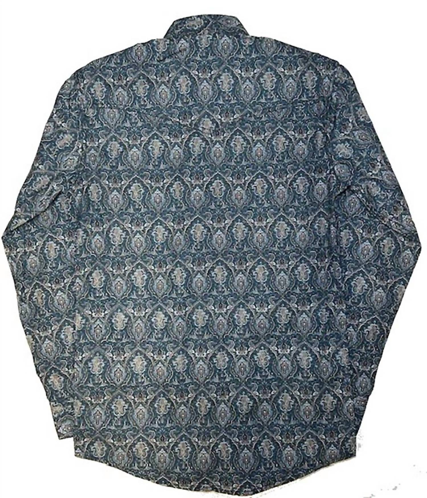 Legend Or Lies - Men's Earp Snap Western Paisley Shirt