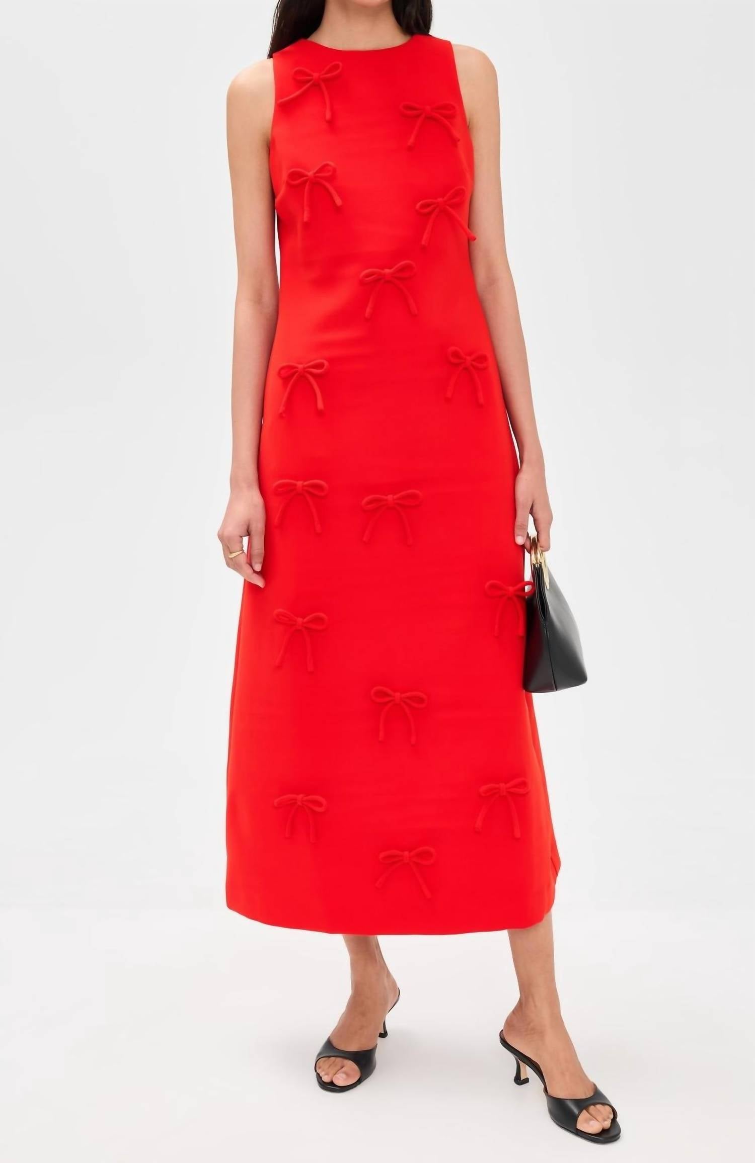 English Factory - Bow Detailed Midi Dress