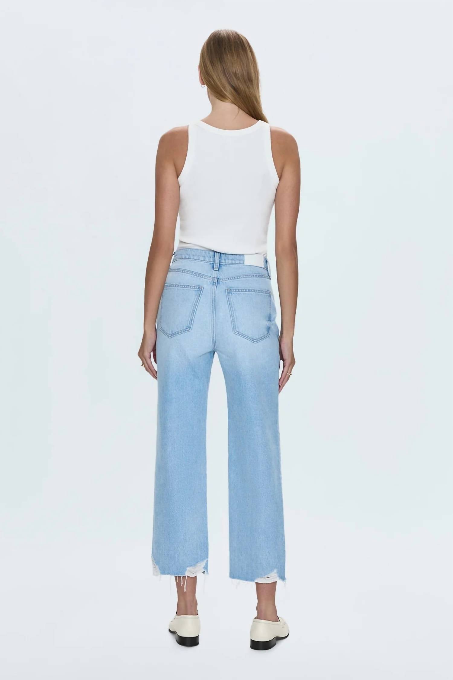 Pistola - Cassie Crop Super High Rise Straight Crop Jeans