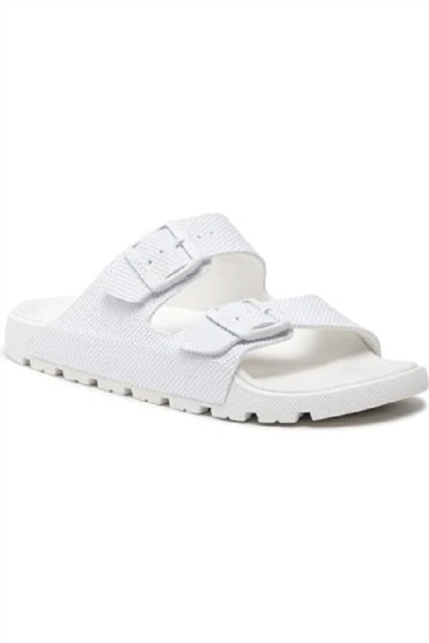 Hugo Boss Men's Surfley Twin-Strap Sandals in white - men's sandal
