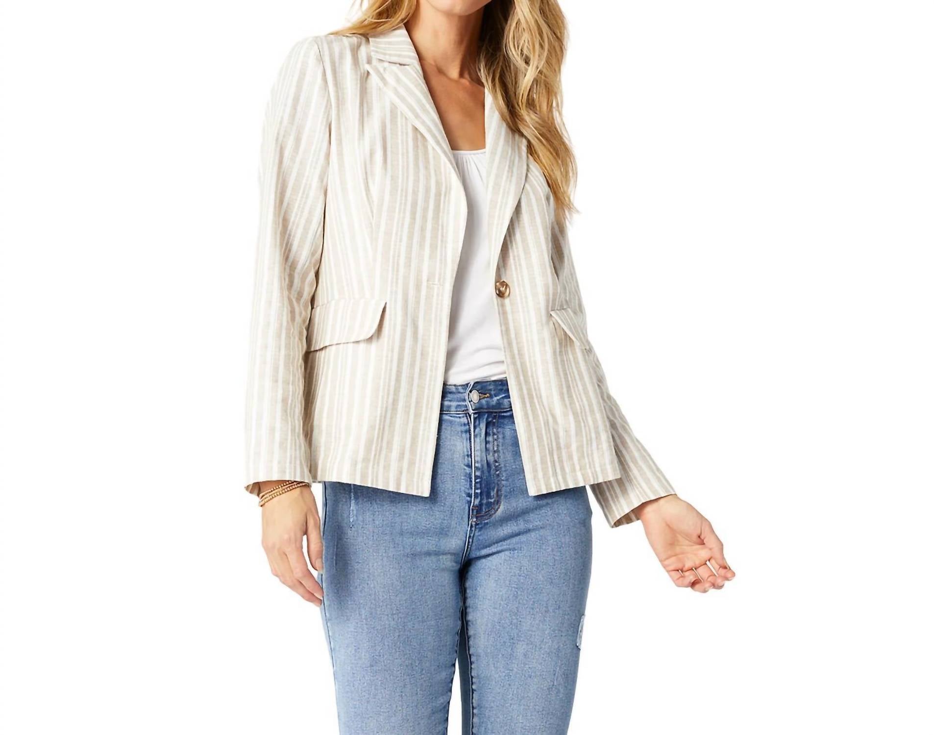 Coco + Carmen - Sydney Striped Blazer