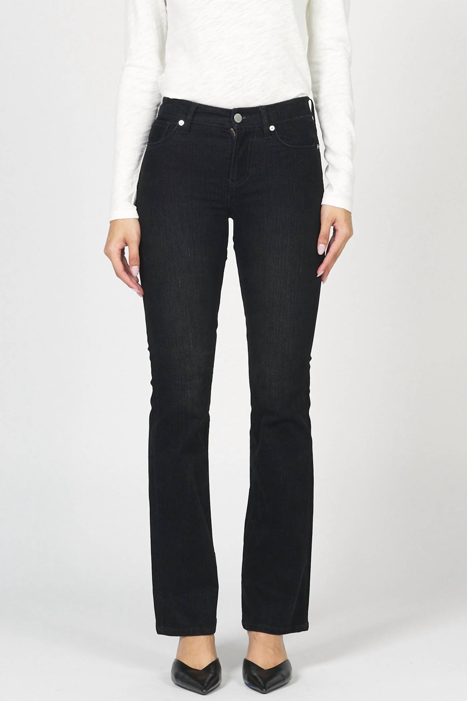 Dear John Denim - Jaxtyn Mid Rise Velvet Coated Jeans