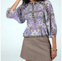 Aylaya - Flowy Smocked Top